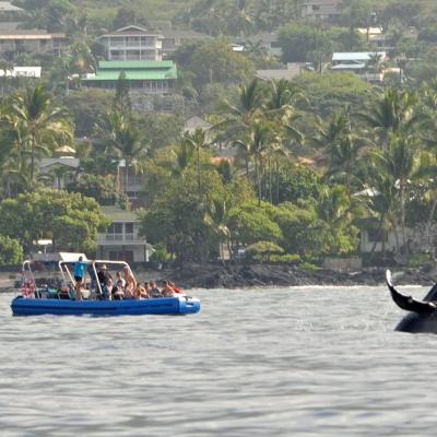 a small boat in a body of water